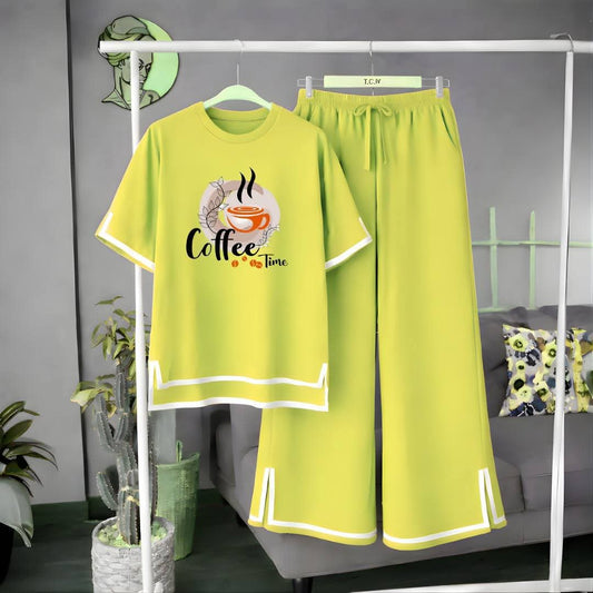 Girls Premium Cotton Printed Co-Ord Set