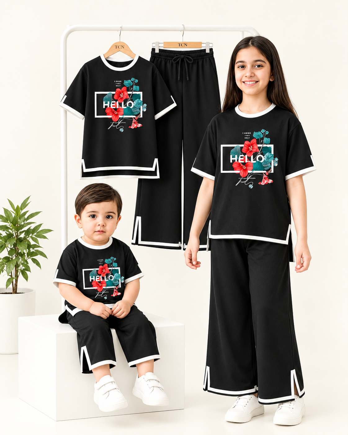 Girls Premium Cotton Printed Co-Ord Set