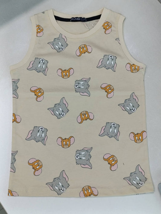 Kids Casual Cotton Tank Top