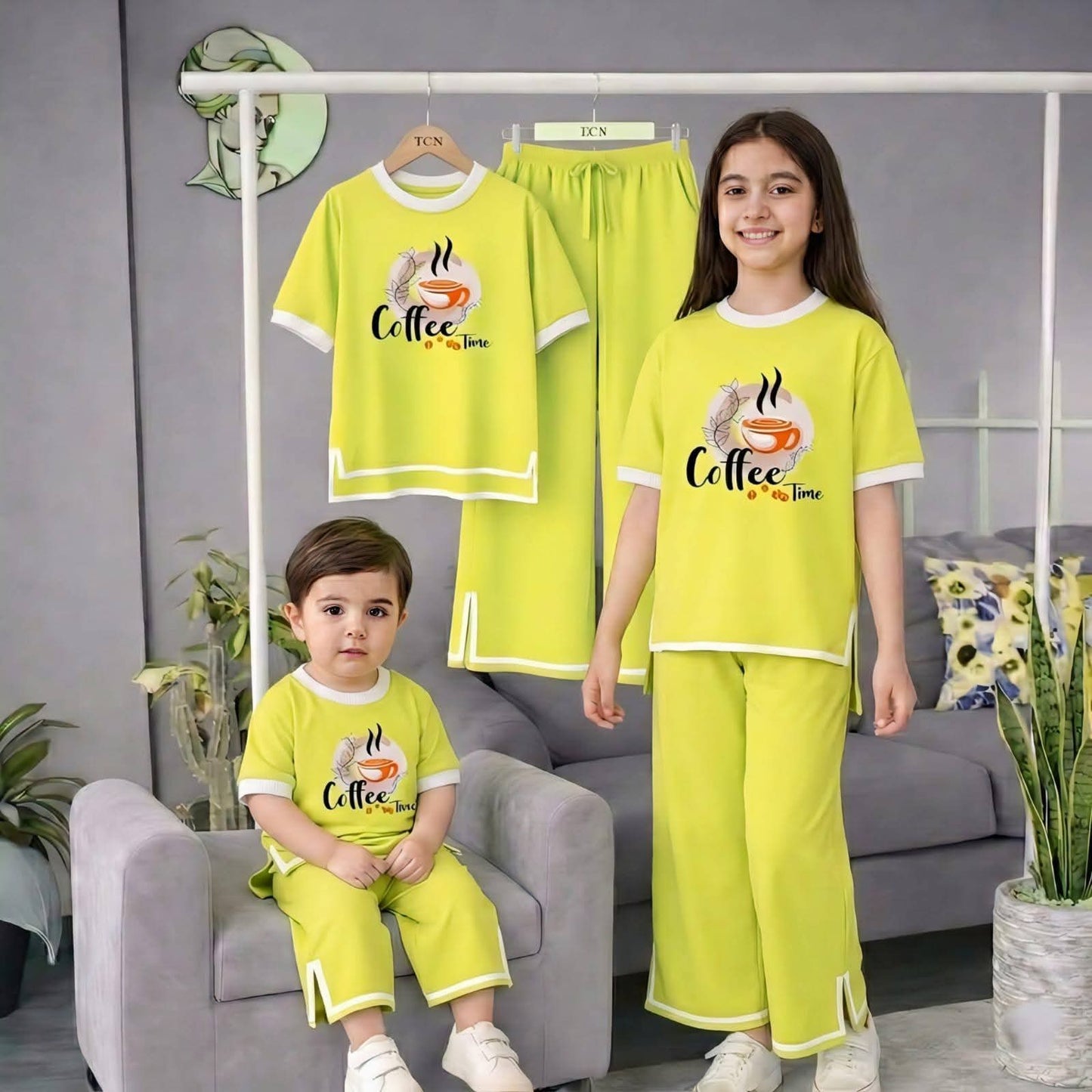 Girls Premium Cotton Printed Co-Ord Set